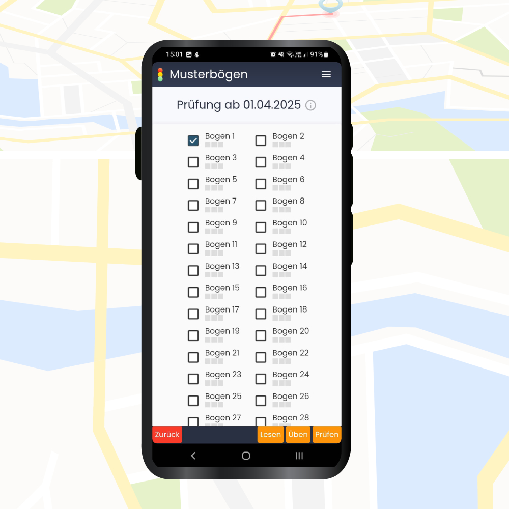 Aplicatie chestionare auto - sectiune teste