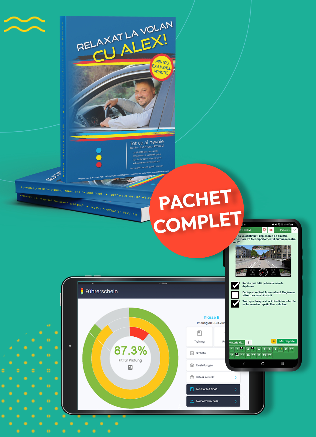 Coperta Manualului Relaxat la volan cu Alex!