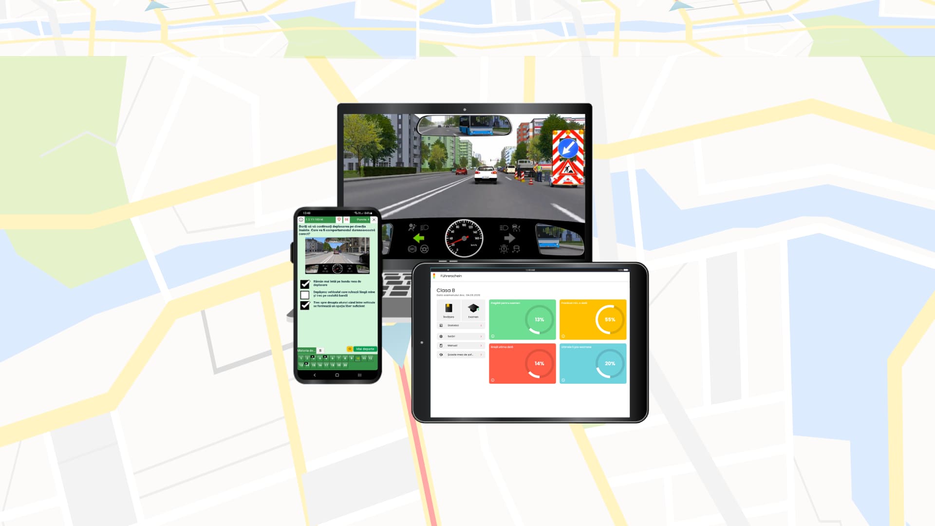 Tutorital aplicatie chestionare auto