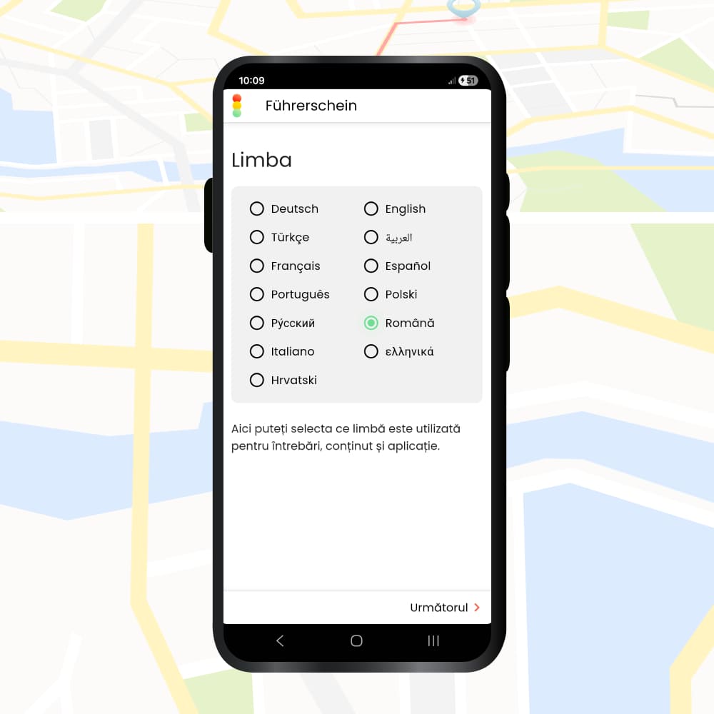 Tutorial aplicatie chestionare auto - Pas 4