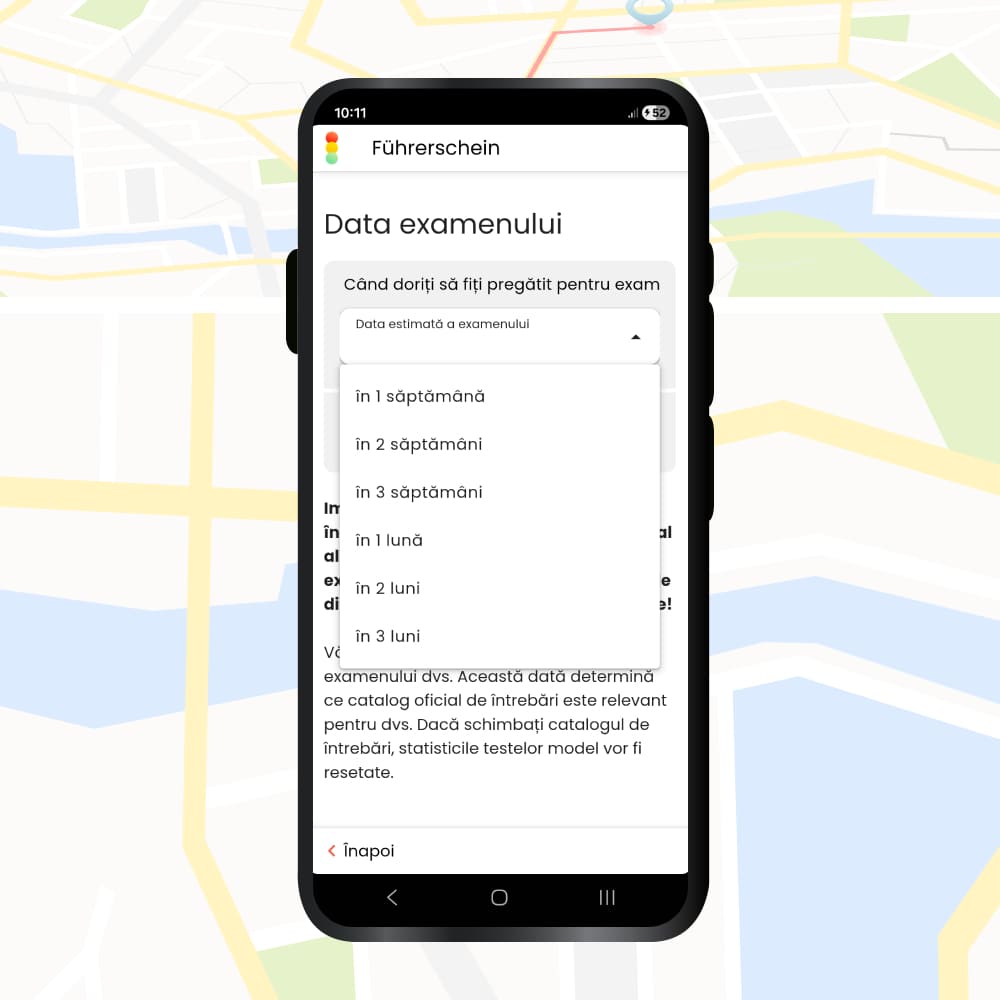 Tutorial aplicatie chestionare auto - Pas 6