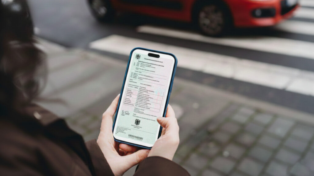 Talon auto masina digital Germania