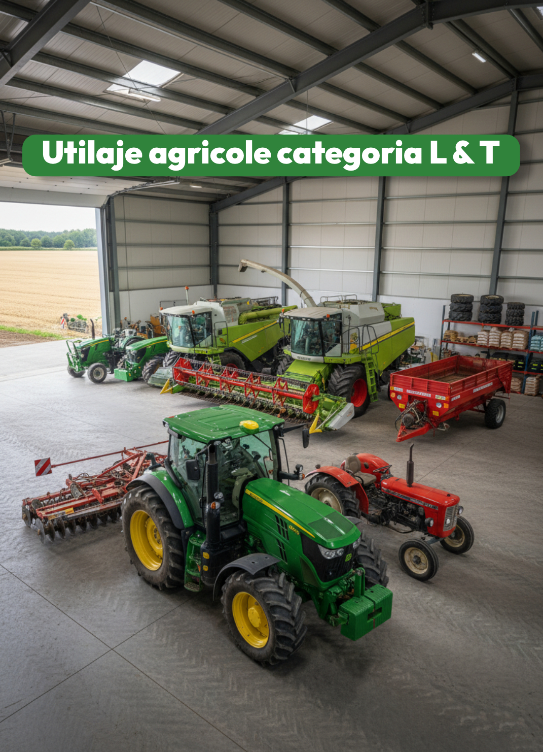 Utilaje agricole, tractor - categoria auto L si T