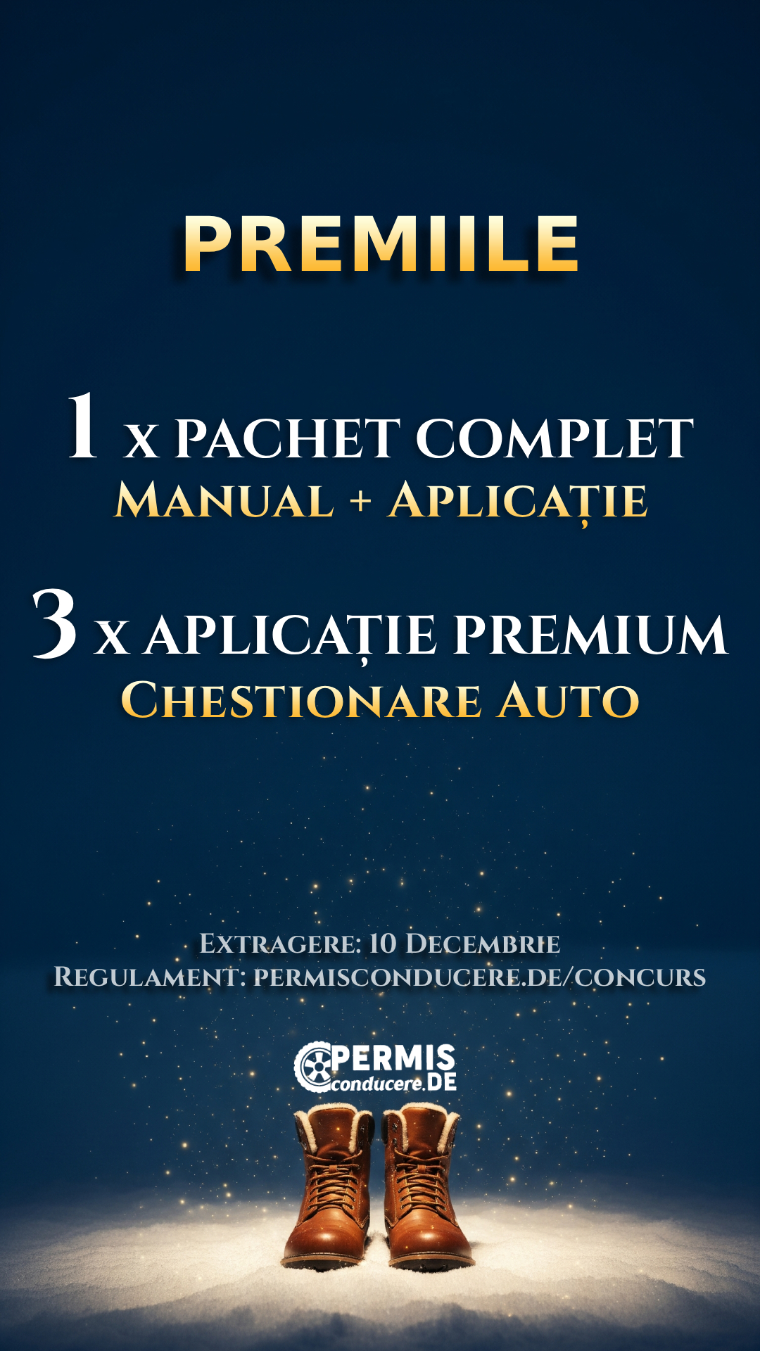 Concurs Mos Nicolae - PermisConducere - mecanism - premii